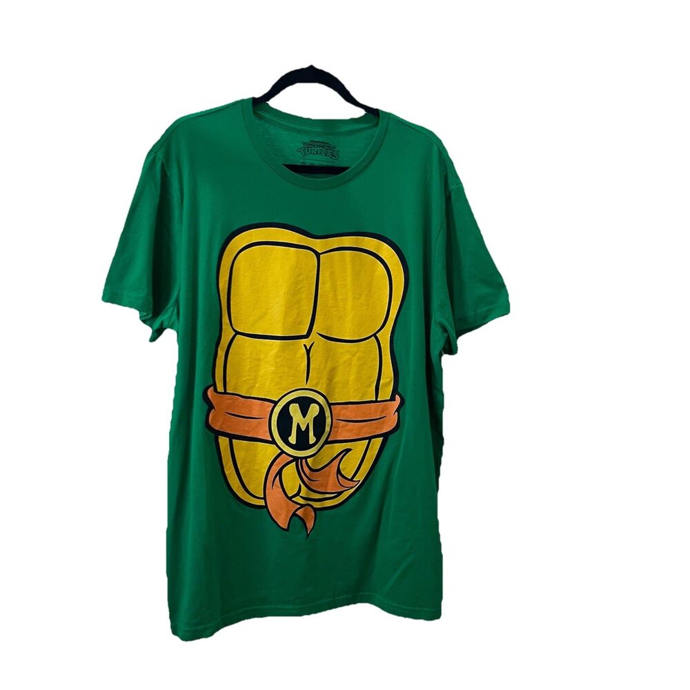 Nickelodeon TMNT Ninja Turtles Costume Michelangelo Graphic Shirt Womens 2XL